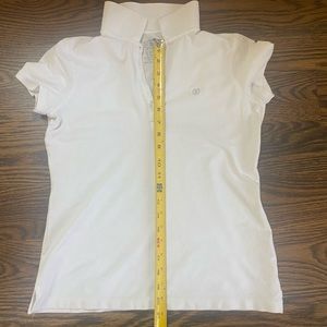 GUC White Izod s/s polo shirt, size small